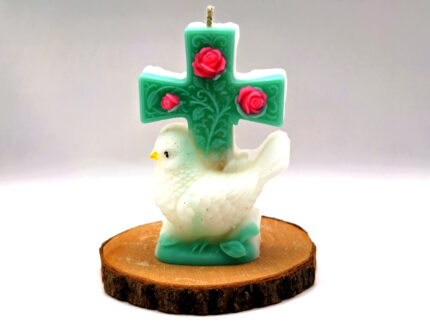 Lumanare Parfumata - Porumbel cu Cruce, 60g