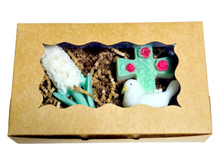 Set Cadou model C1 cu 2 lumanari parfumate, 100g