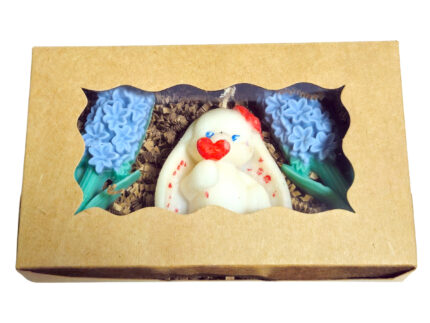 Set Cadou model C3 cu 3 lumanari parfumate, 130g